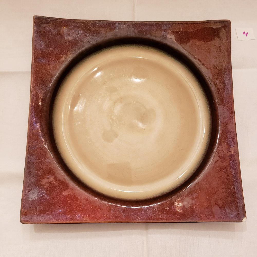 Mikasa Solstice Ruby Red Stoneware Dinner Plate Fair Preowned 4